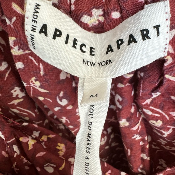 NWOT Apiece Apart Blouse top. Women’s Med. slightly cropped - Picture 8 of 8